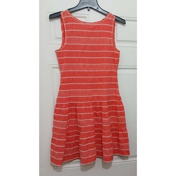 Max studio specialty products womens medium peach  coral smocked shift dress - Picture 5 of 8